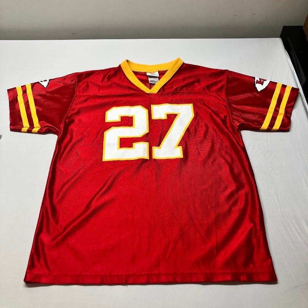 Larry Johnson #27 NFL Kansas City Chiefs Replica Youth Jersey Size XL (18-20)